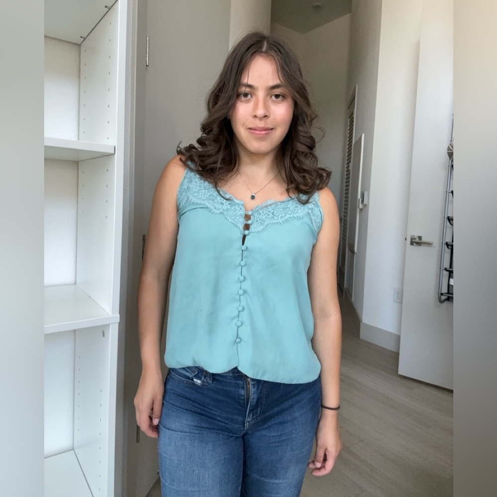 Forever 21 teal shirt - S
